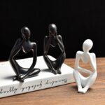 3 Colors Personalised Thinking Man Figurine Resin Crafts for Home Decoration Living Room Decor - Image 8