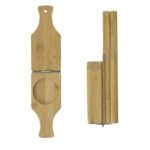 Bamboo Tostones Plantain Press Smasher Maker 2 in 1 for Tostones and Stuffed Plantains - Image 2