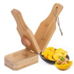 Bamboo Tostones Plantain Press Smasher Maker 2 in 1 for Tostones and Stuffed Plantains - Image 4