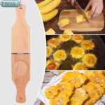 CHUJU New Design Ostonera Plantain Press Heart Shaped 2 in 1 Wooden Green Banana Smasher Maker Mold Kitchenware - Image 5