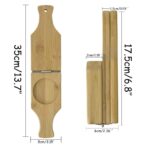 Bamboo Tostones Plantain Press Smasher Maker 2 in 1 for Tostones and Stuffed Plantains - Image 3